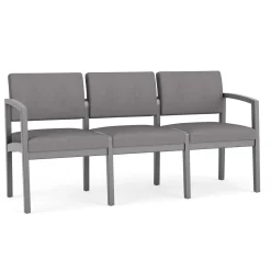 New Castle Wood Three Seater with Designer Upholstery