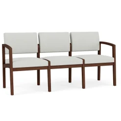 New Castle Wood Three Seater with Standard Upholstery