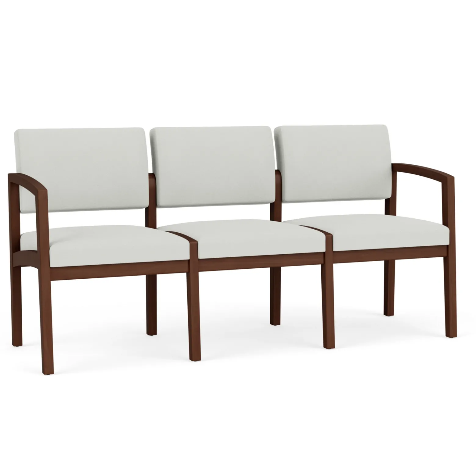 New Castle Wood Three Seater with Standard Upholstery