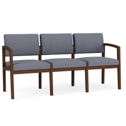 New Castle Wood Three Seater with Standard Upholstery