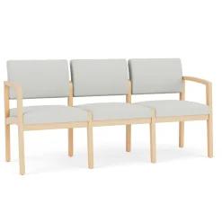 New Castle Wood Three Seater with Standard Upholstery