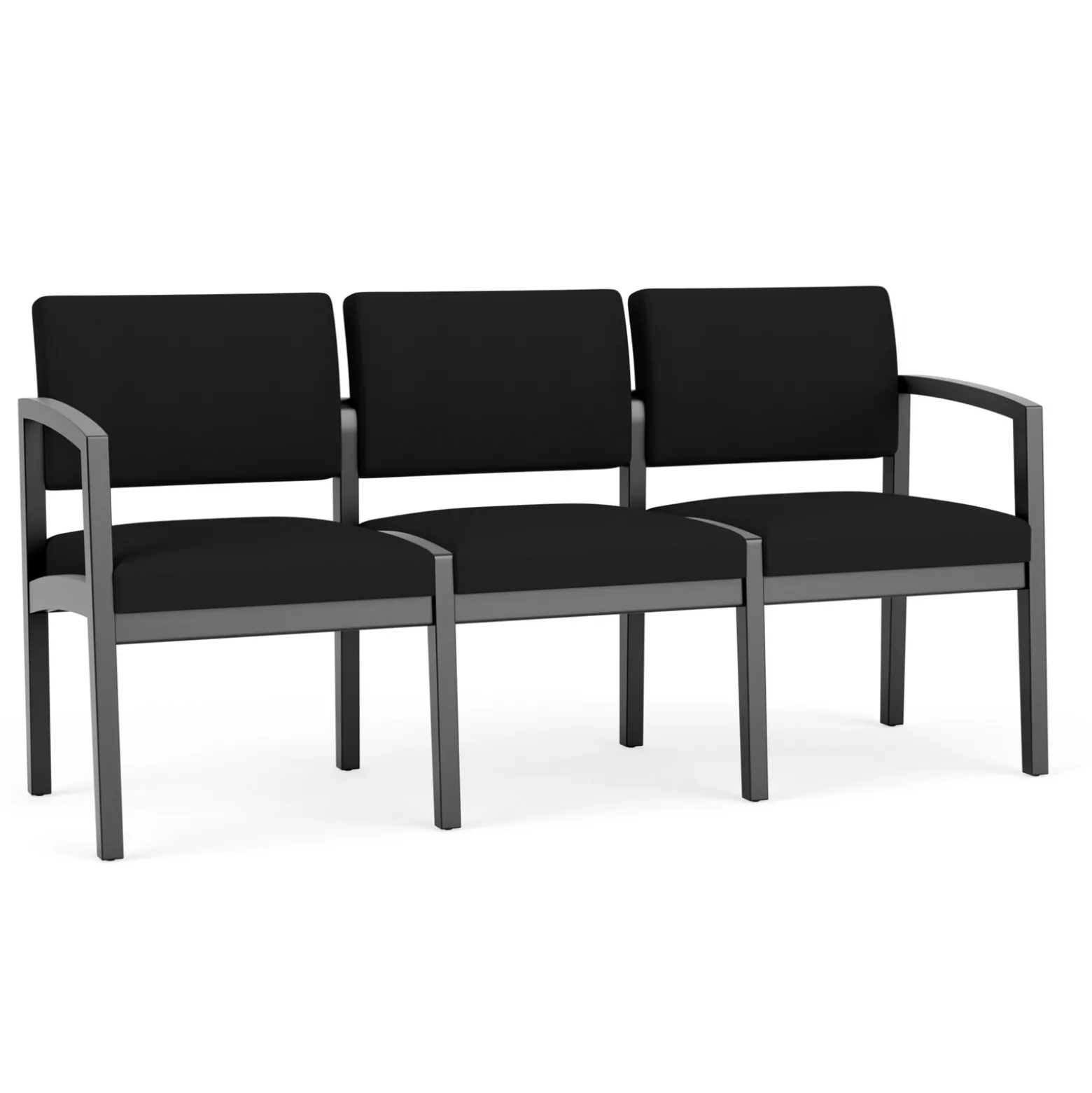 New Castle Wood Three Seater with Standard Upholstery