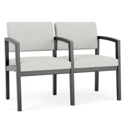 New Castle Wood Two Seater with Center Arm with Standard Upholstery