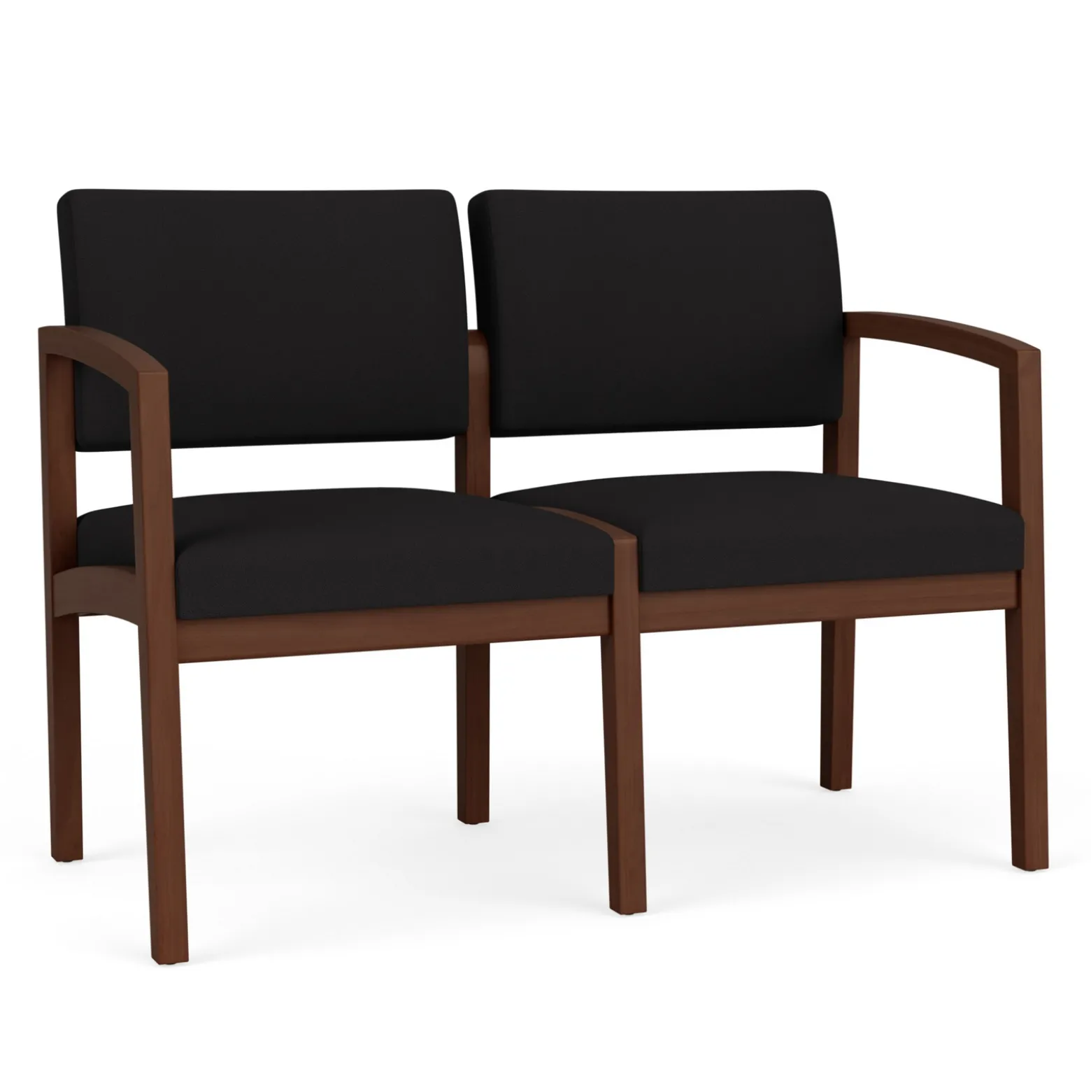 New Castle Wood Two Seater with Standard Upholstery