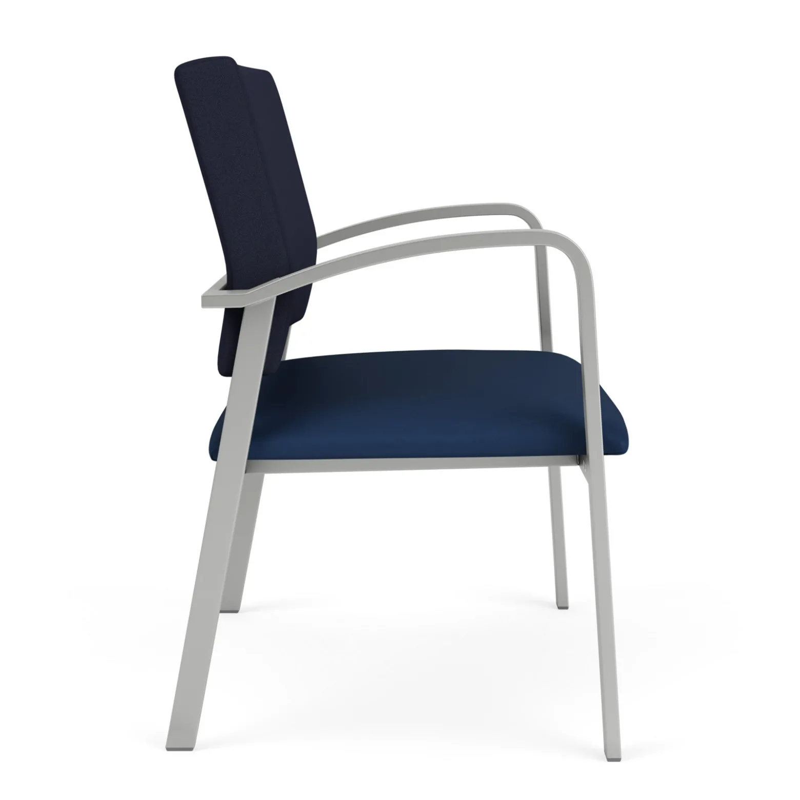 Newport Bariatric Guest Chair with Fabric Back and Antimicrobial Vinyl Seat