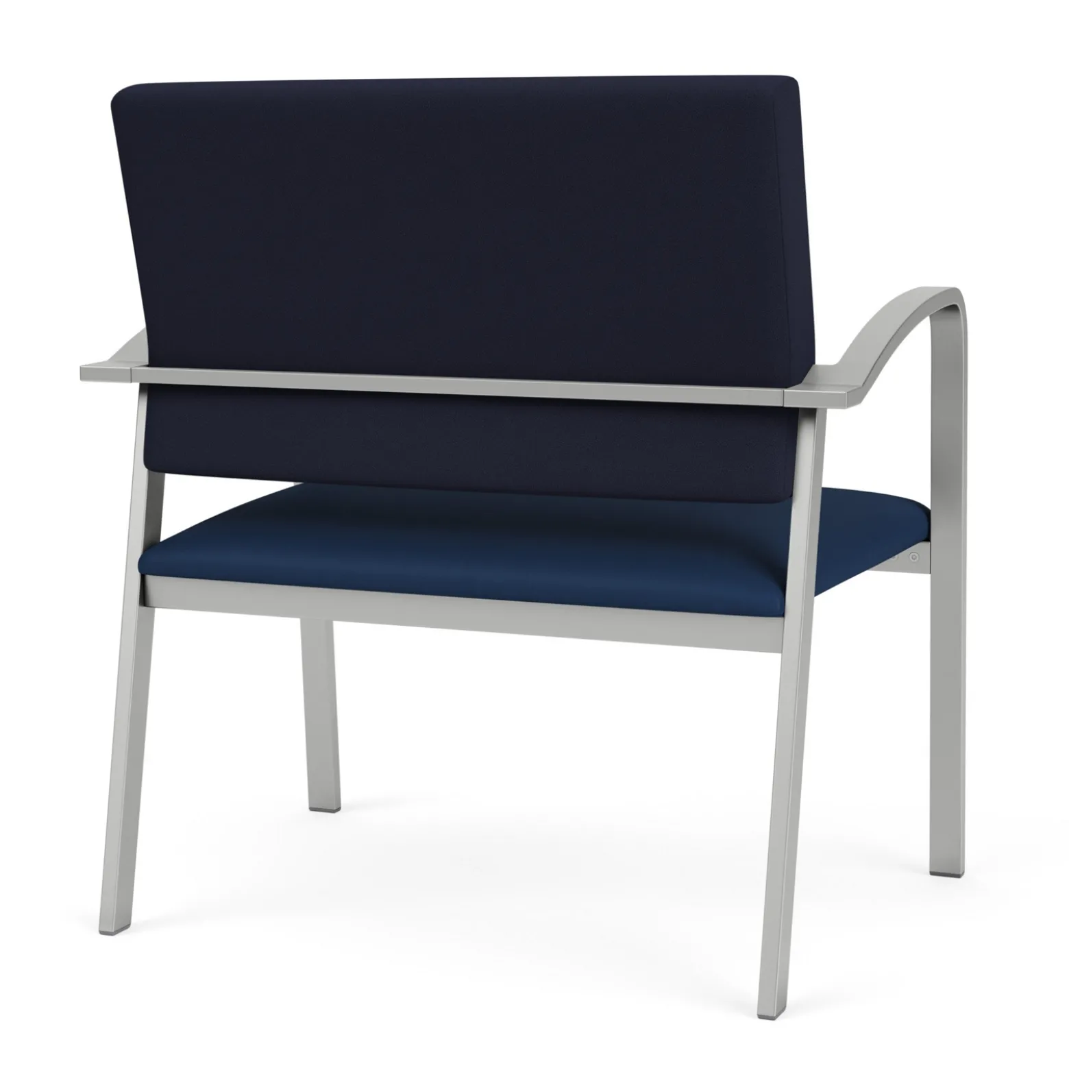 Newport Bariatric Guest Chair with Fabric Back and Antimicrobial Vinyl Seat