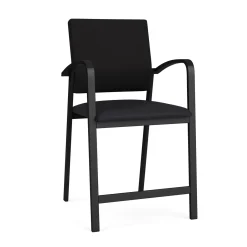 Newport Fabric Hip Chair with Fabric Back and Vinyl Seat