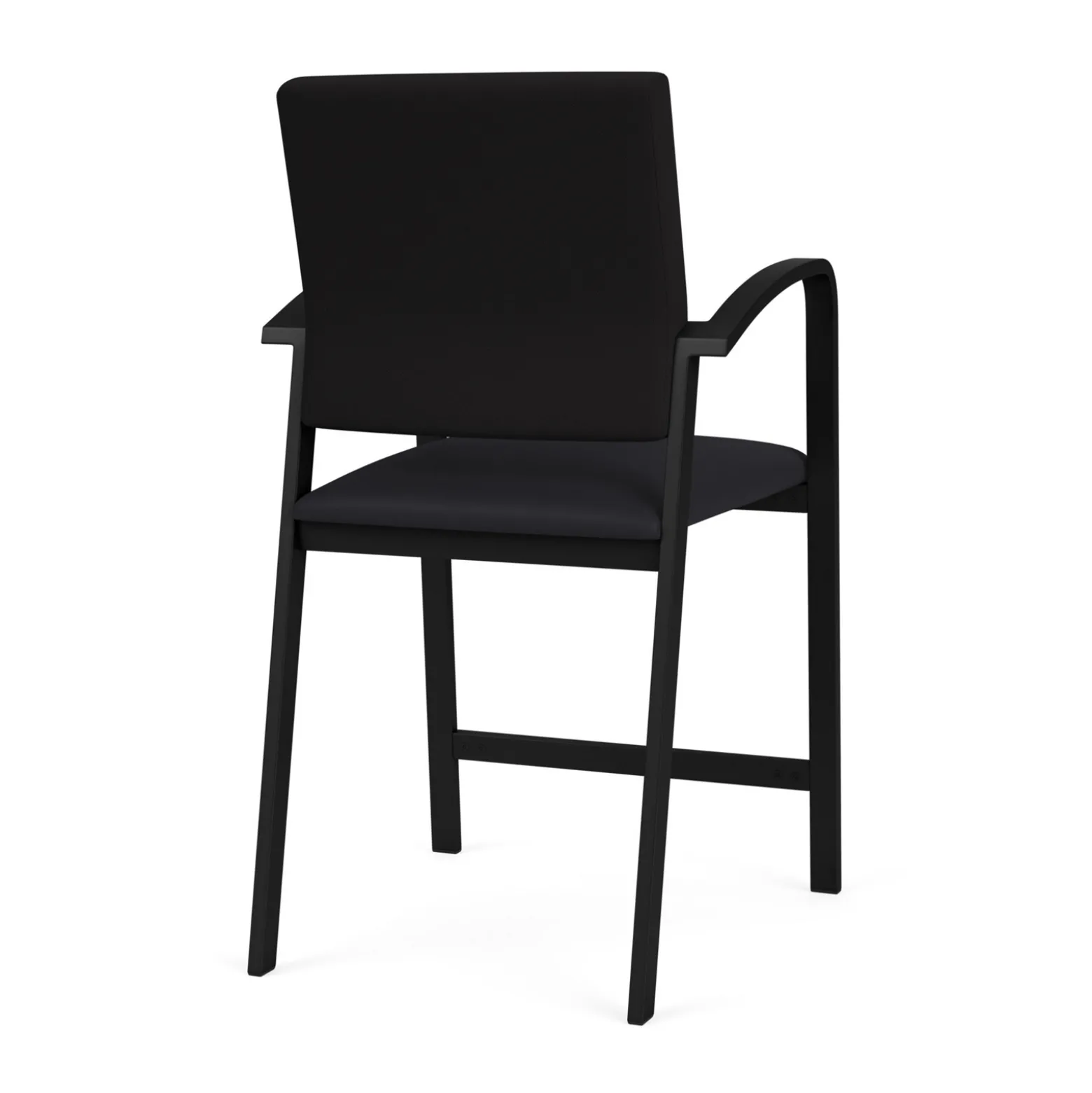 Newport Fabric Hip Chair with Fabric Back and Vinyl Seat