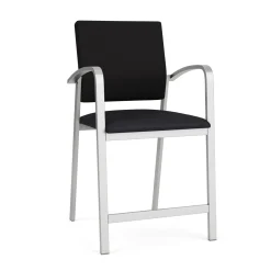Newport Fabric Hip Chair with Fabric Back and Vinyl Seat