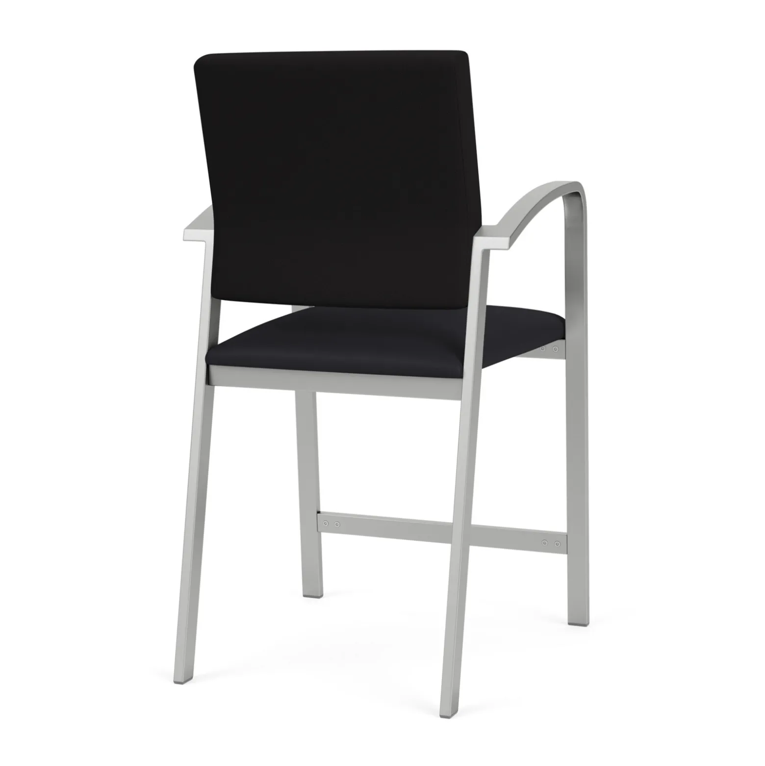 Newport Fabric Hip Chair with Fabric Back and Vinyl Seat