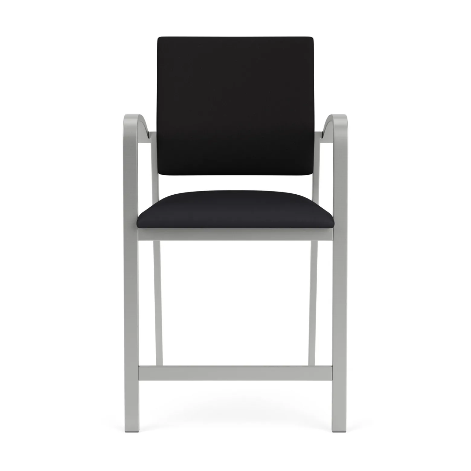 Newport Fabric Hip Chair with Fabric Back and Vinyl Seat