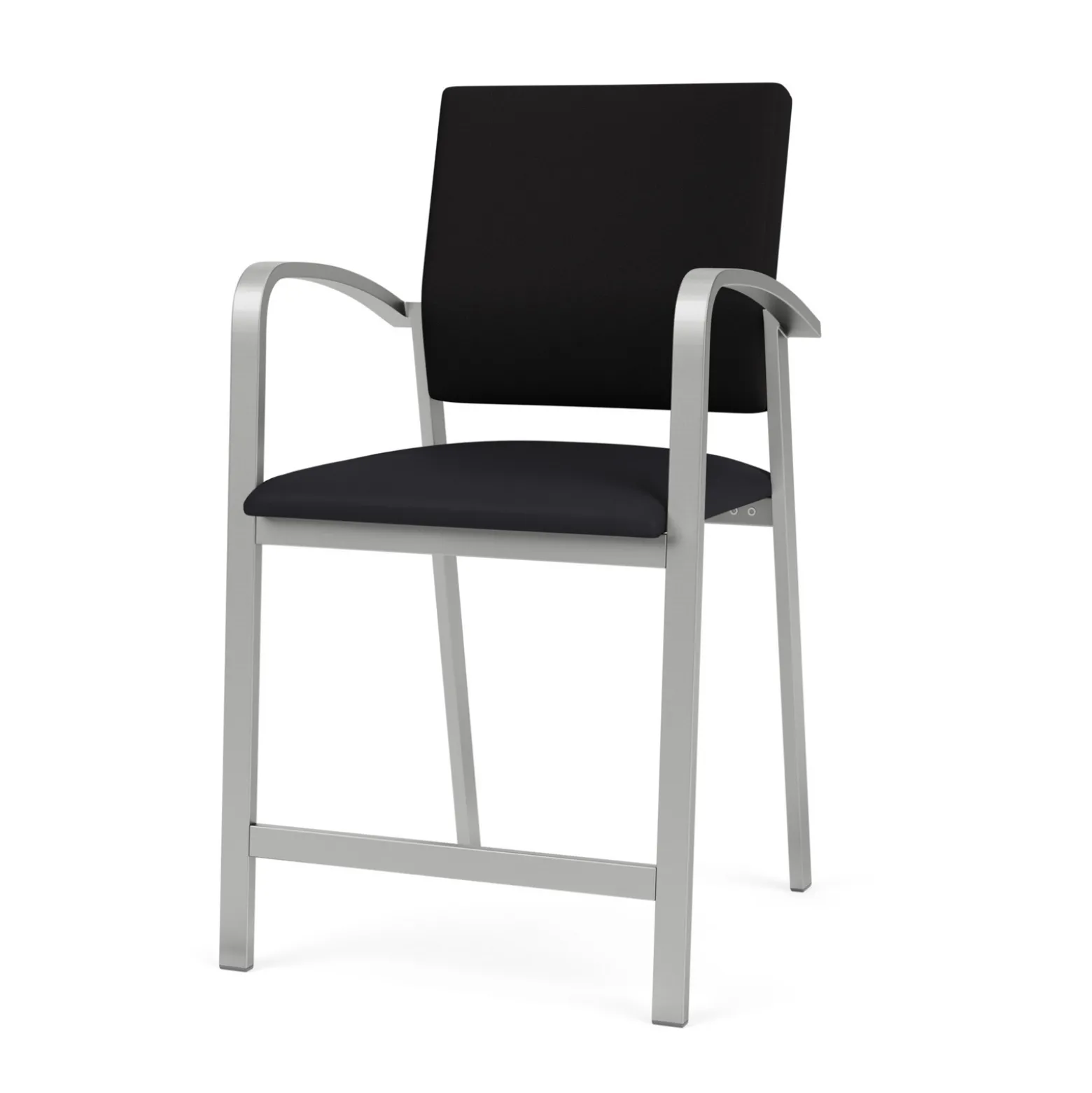 Newport Fabric Hip Chair with Fabric Back and Vinyl Seat