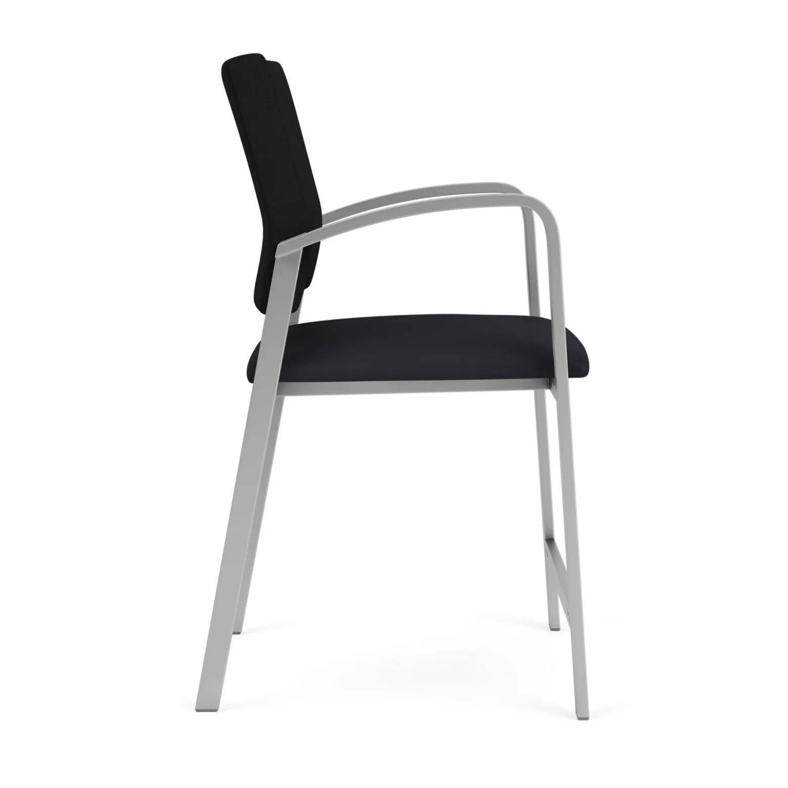 Newport Fabric Hip Chair with Fabric Back and Vinyl Seat