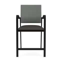 Newport Fabric Hip Chair with Fabric Back and Vinyl Seat