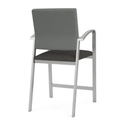 Newport Fabric Hip Chair with Fabric Back and Vinyl Seat