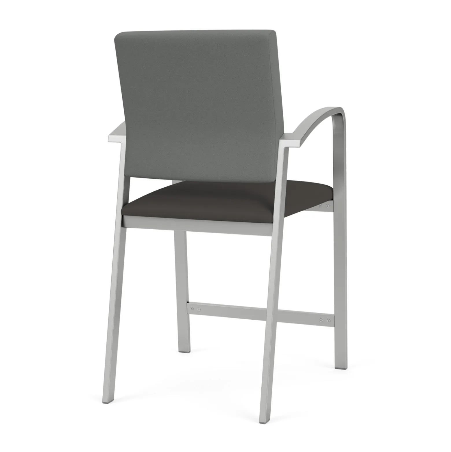 Newport Fabric Hip Chair with Fabric Back and Vinyl Seat