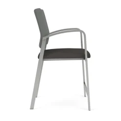 Newport Fabric Hip Chair with Fabric Back and Vinyl Seat