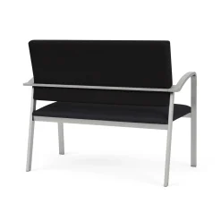 Newport Loveseat with Fabric Back and Antimicrobial Vinyl Seat