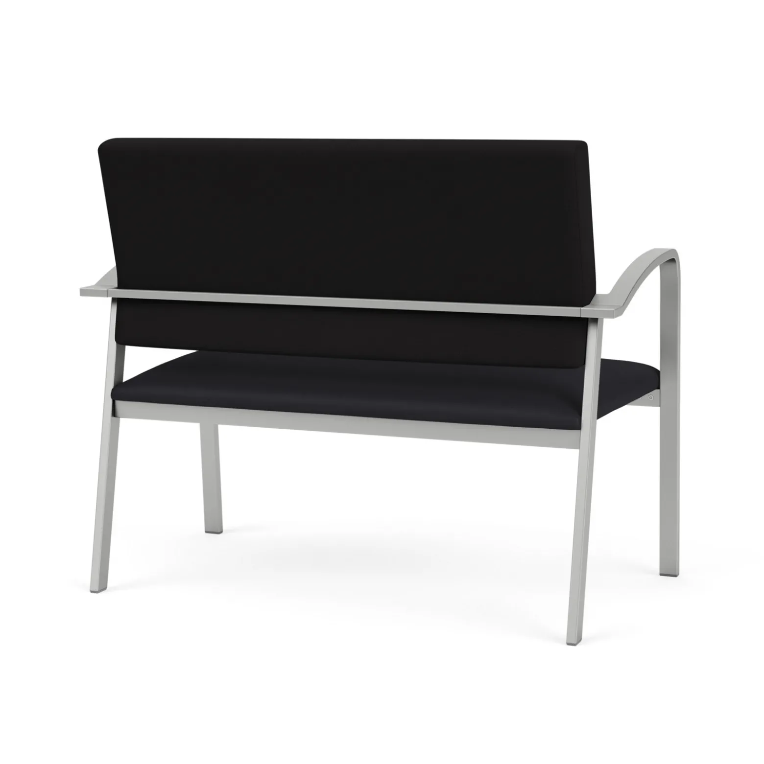 Newport Loveseat with Fabric Back and Antimicrobial Vinyl Seat