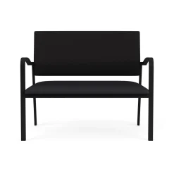 Newport Loveseat with Fabric Back and Antimicrobial Vinyl Seat