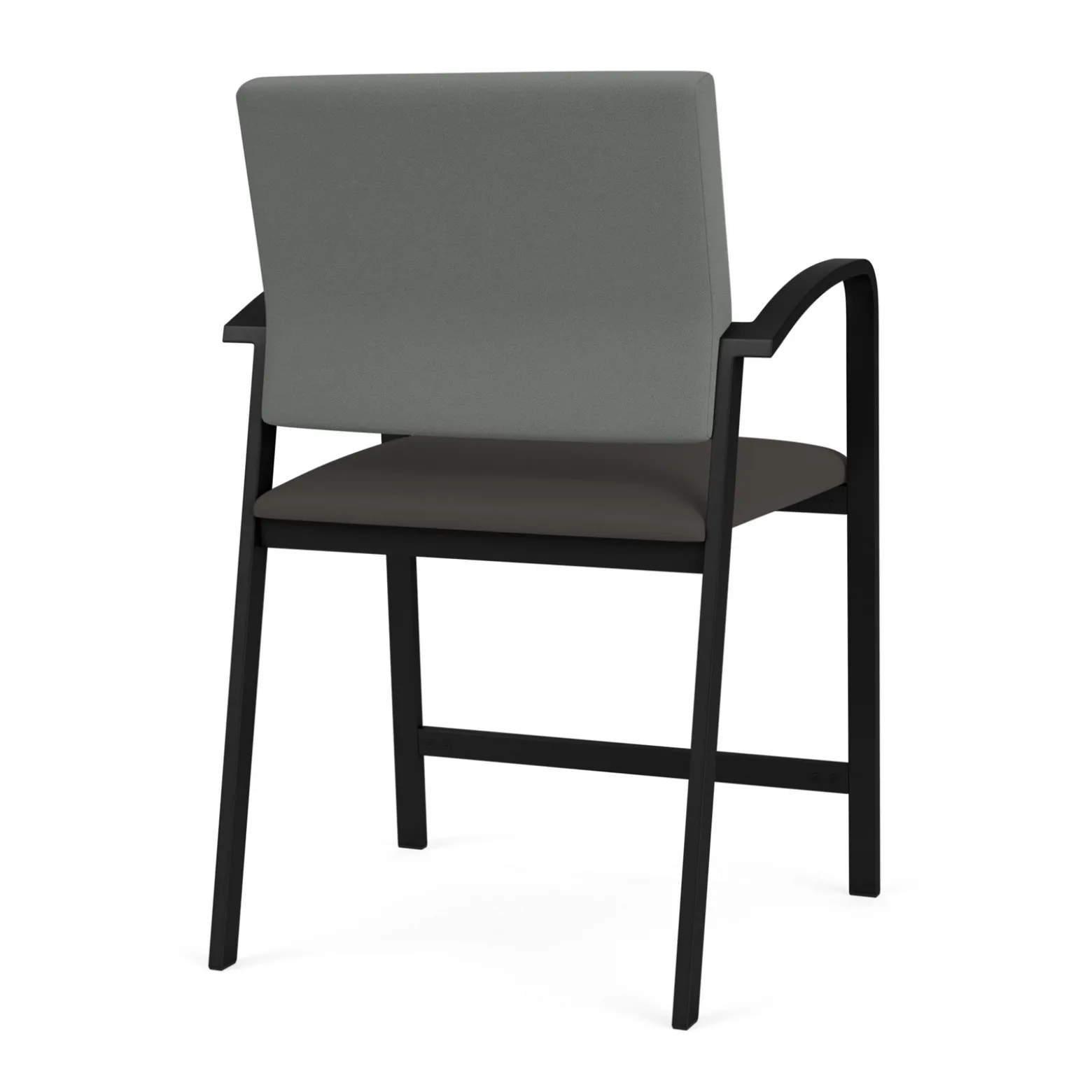 Newport Oversized Hip Chair with Fabric Back and Vinyl Seat