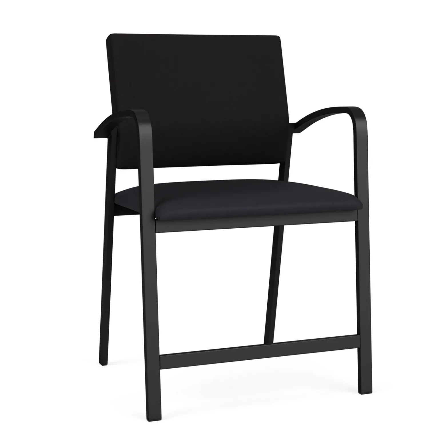 Newport Oversized Hip Chair with Fabric Back and Vinyl Seat