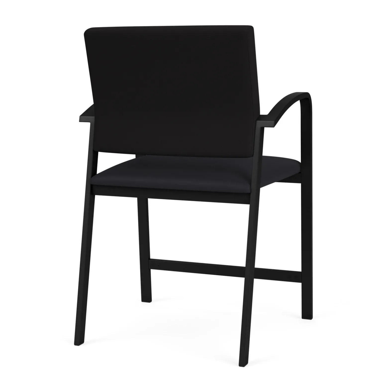 Newport Oversized Hip Chair with Fabric Back and Vinyl Seat