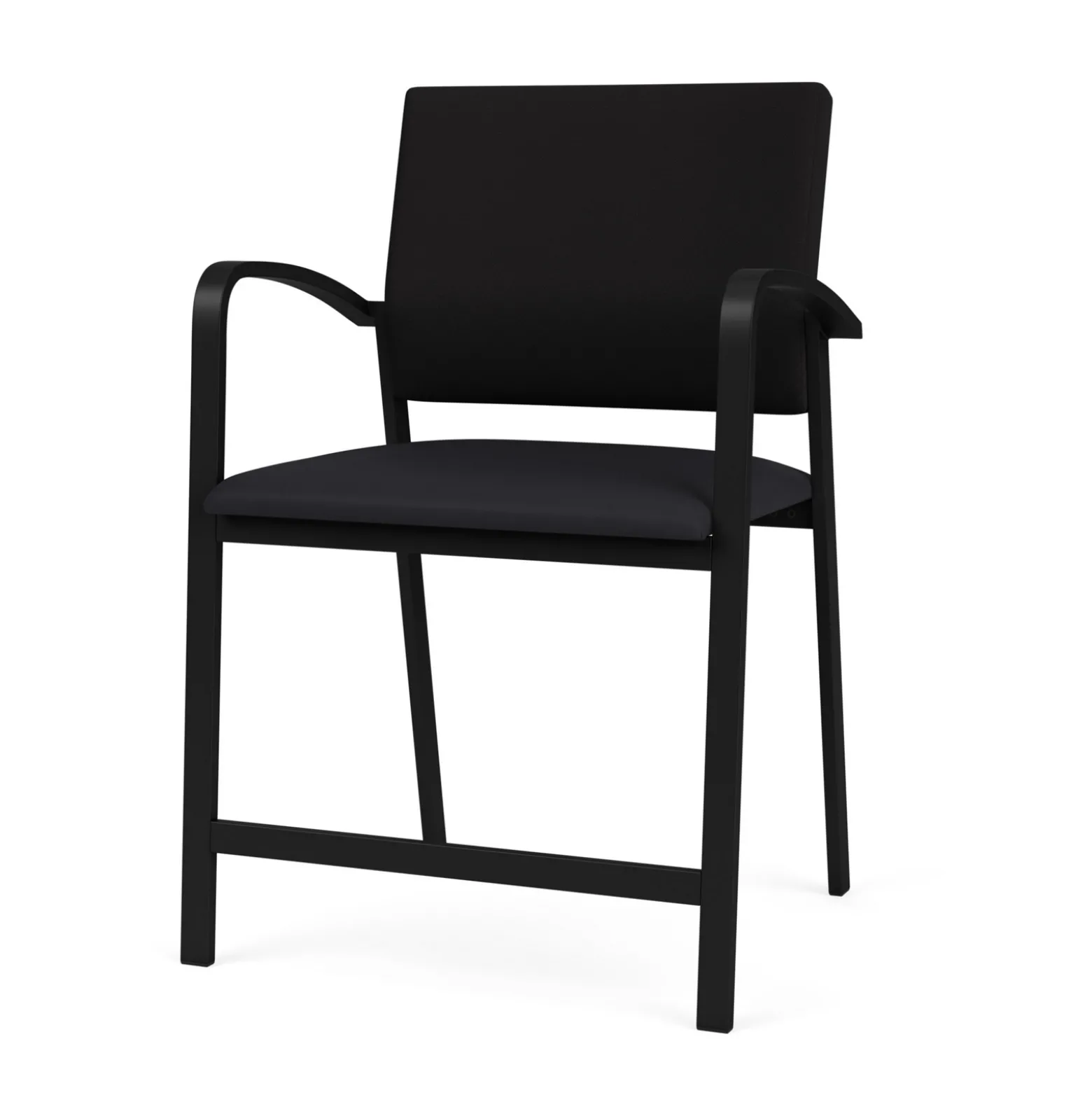 Newport Oversized Hip Chair with Fabric Back and Vinyl Seat