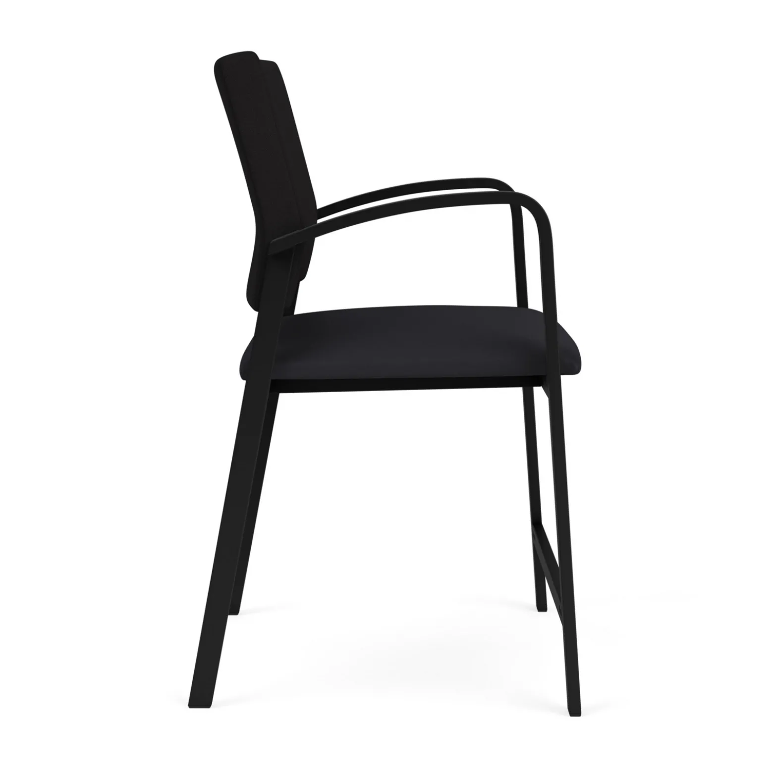Newport Oversized Hip Chair with Fabric Back and Vinyl Seat