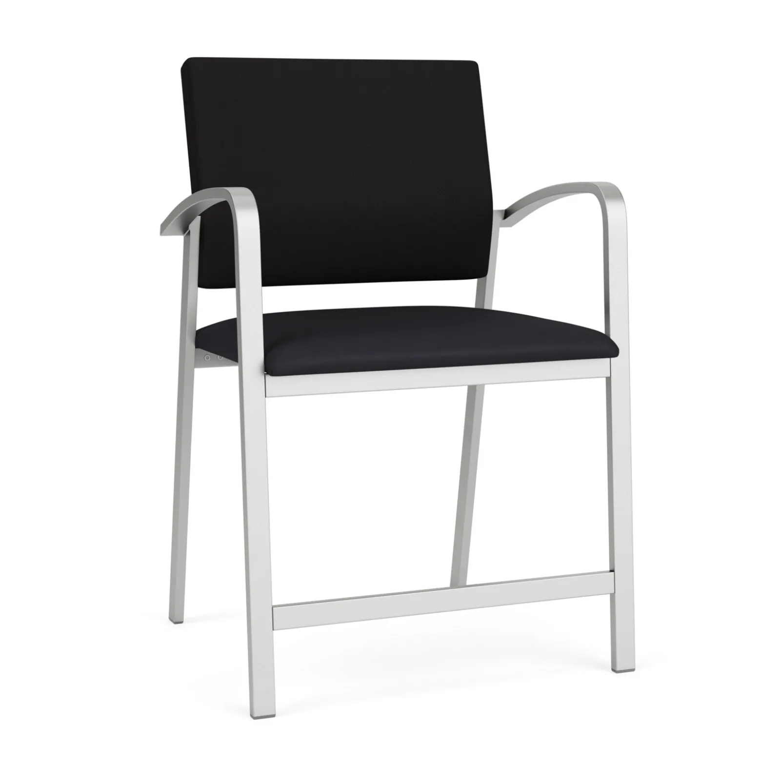 Newport Oversized Hip Chair with Fabric Back and Vinyl Seat