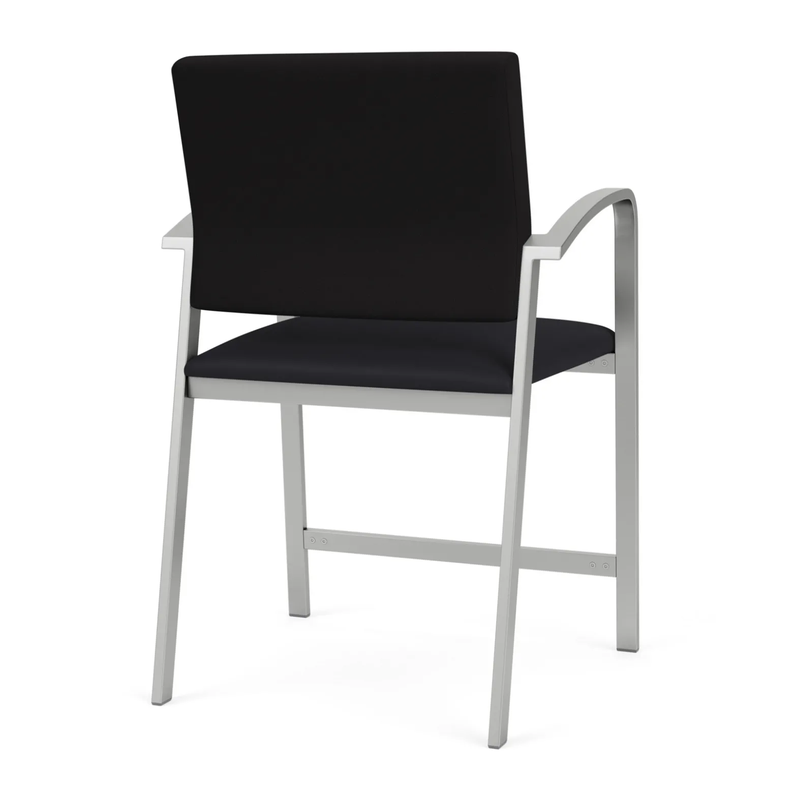 Newport Oversized Hip Chair with Fabric Back and Vinyl Seat