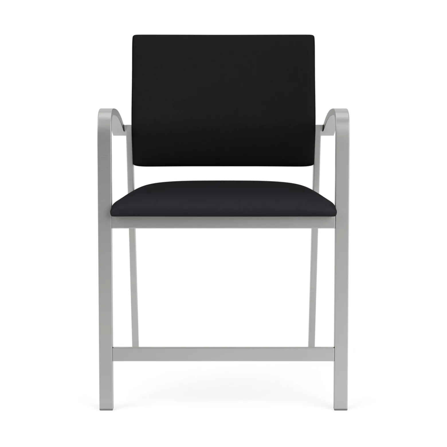 Newport Oversized Hip Chair with Fabric Back and Vinyl Seat