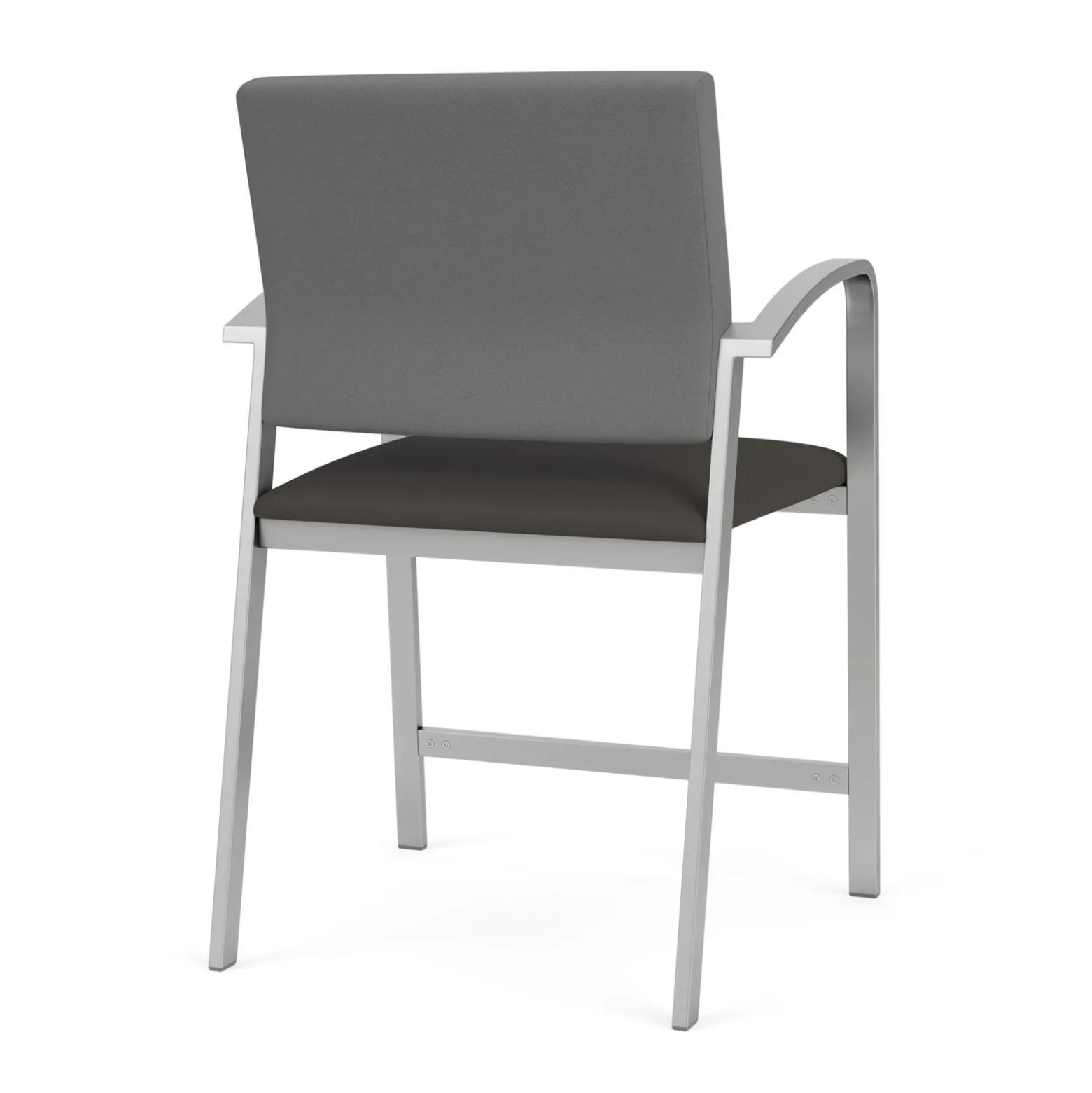 Newport Oversized Hip Chair with Fabric Back and Vinyl Seat