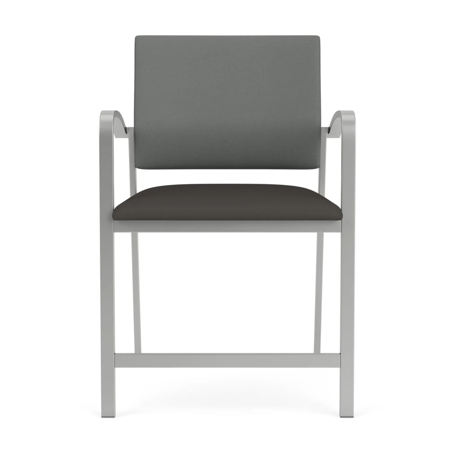 Newport Oversized Hip Chair with Fabric Back and Vinyl Seat