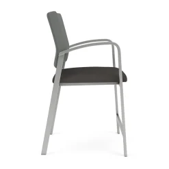 Newport Oversized Hip Chair with Fabric Back and Vinyl Seat
