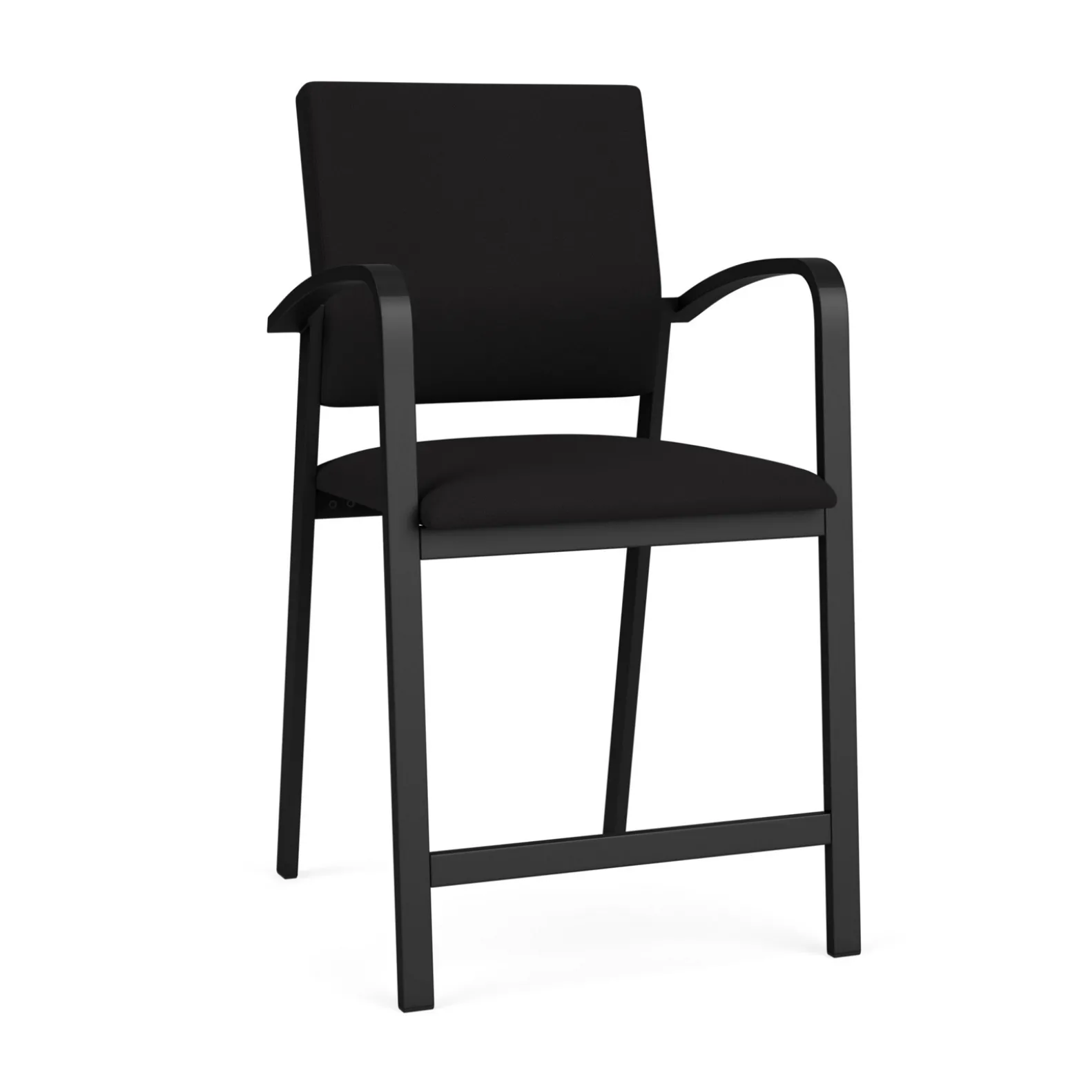 Newport Solid Fabric Guest Hip Chair