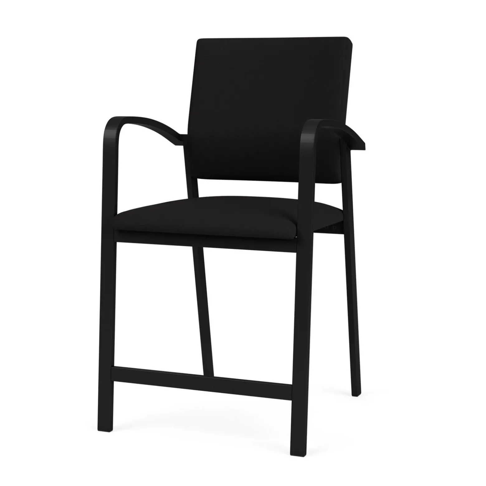 Newport Solid Fabric Guest Hip Chair