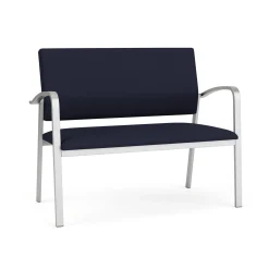 Newport Solid Fabric Loveseat