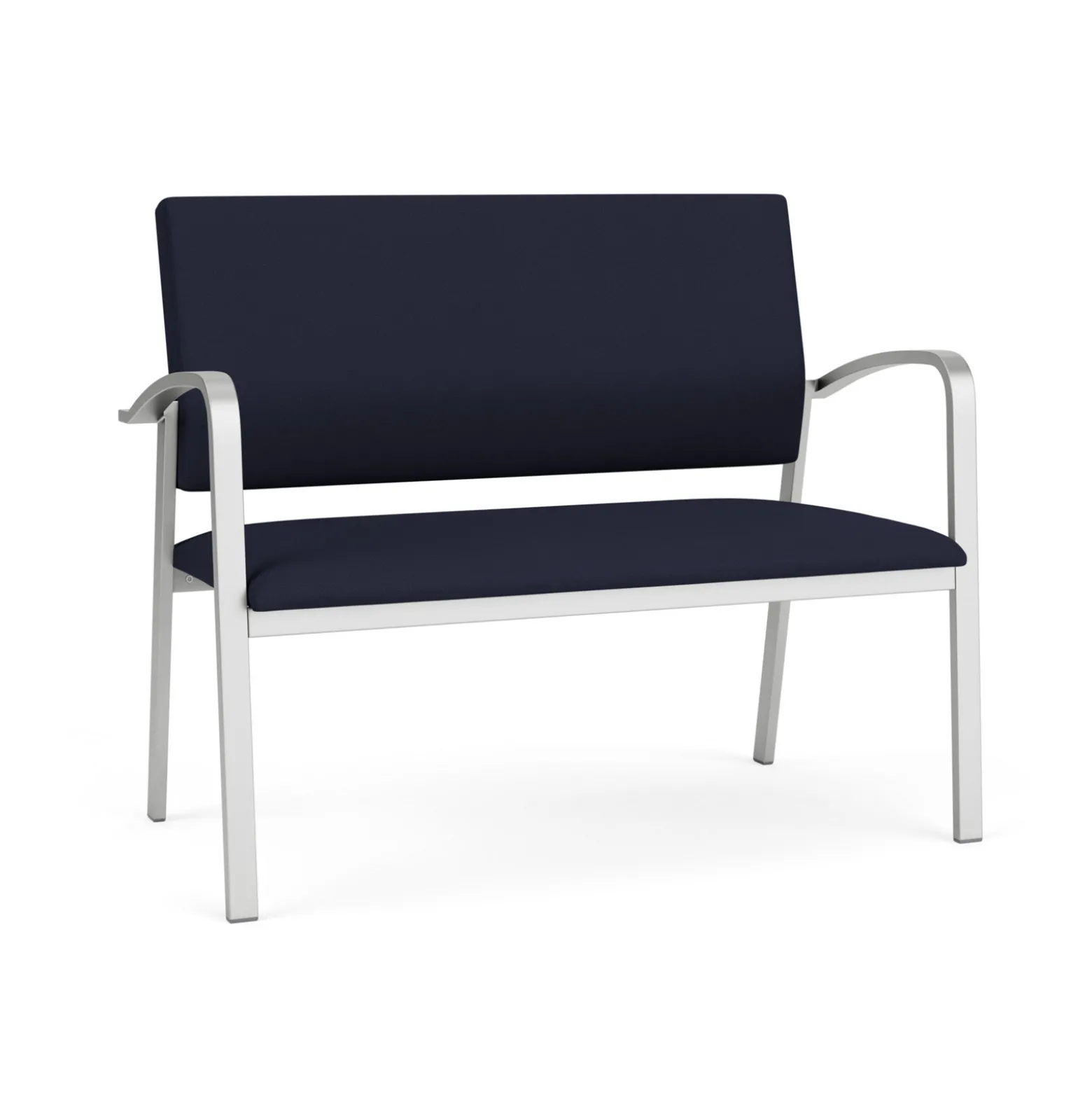 Newport Solid Fabric Loveseat