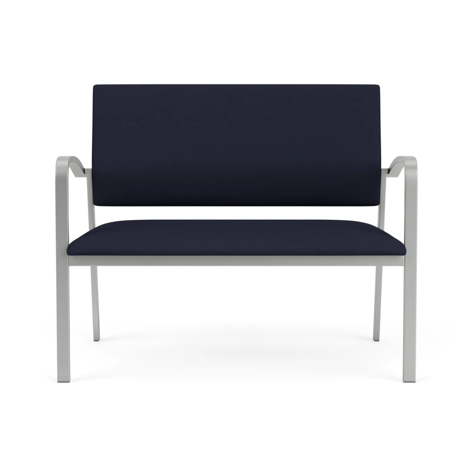Newport Solid Fabric Loveseat