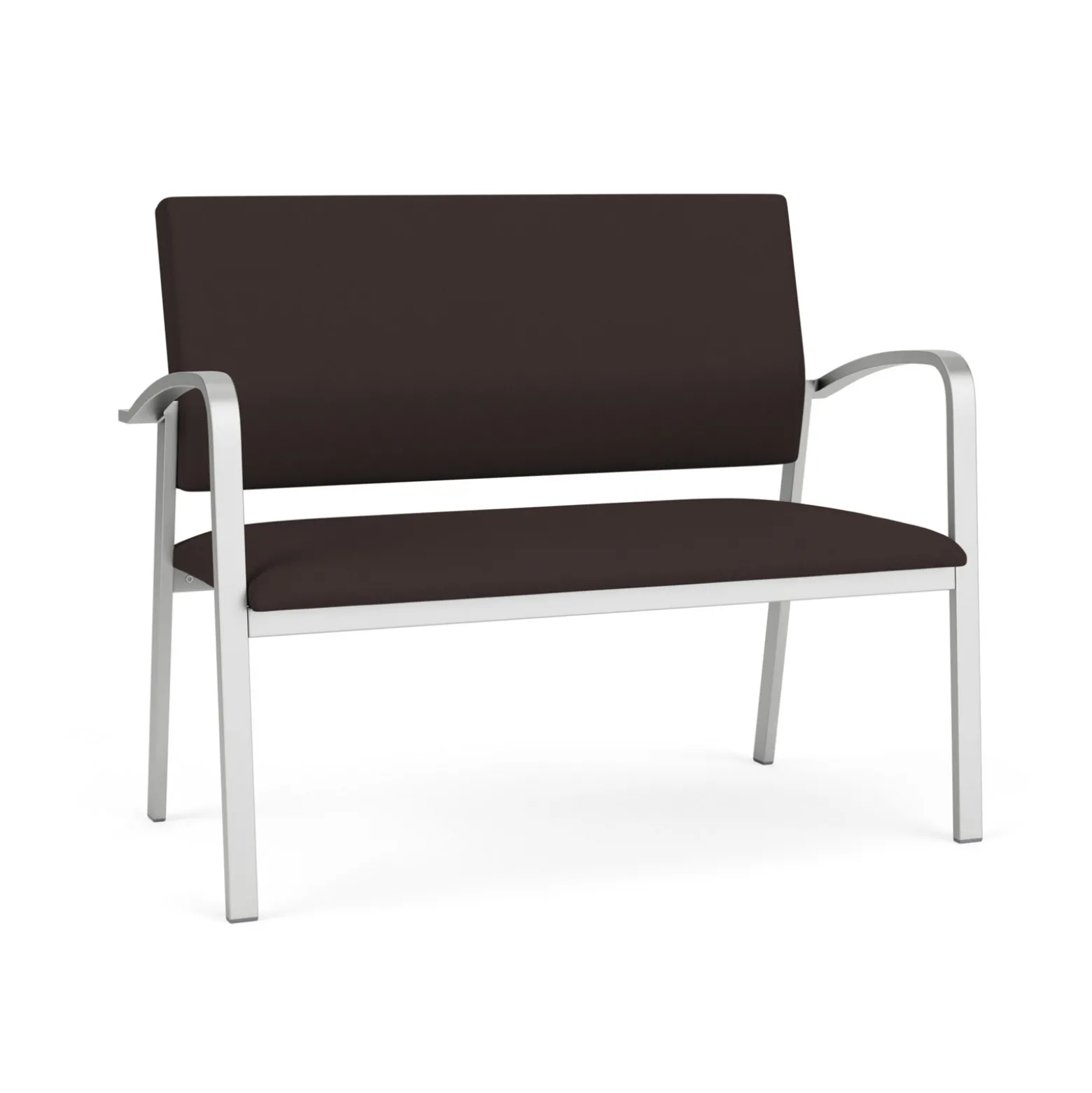 Newport Solid Fabric Loveseat