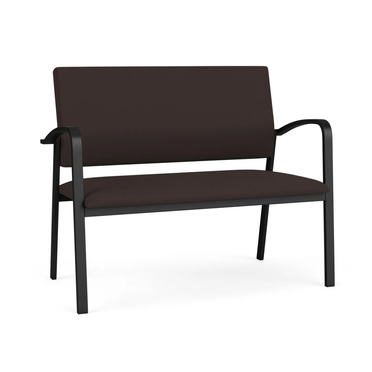Newport Solid Fabric Loveseat