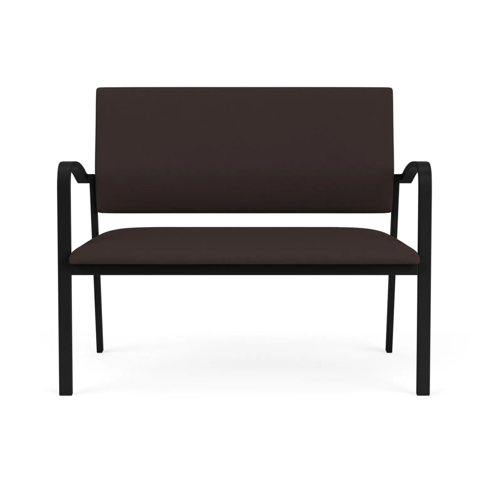 Newport Solid Fabric Loveseat