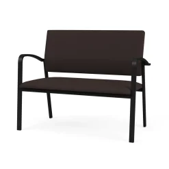 Newport Solid Fabric Loveseat