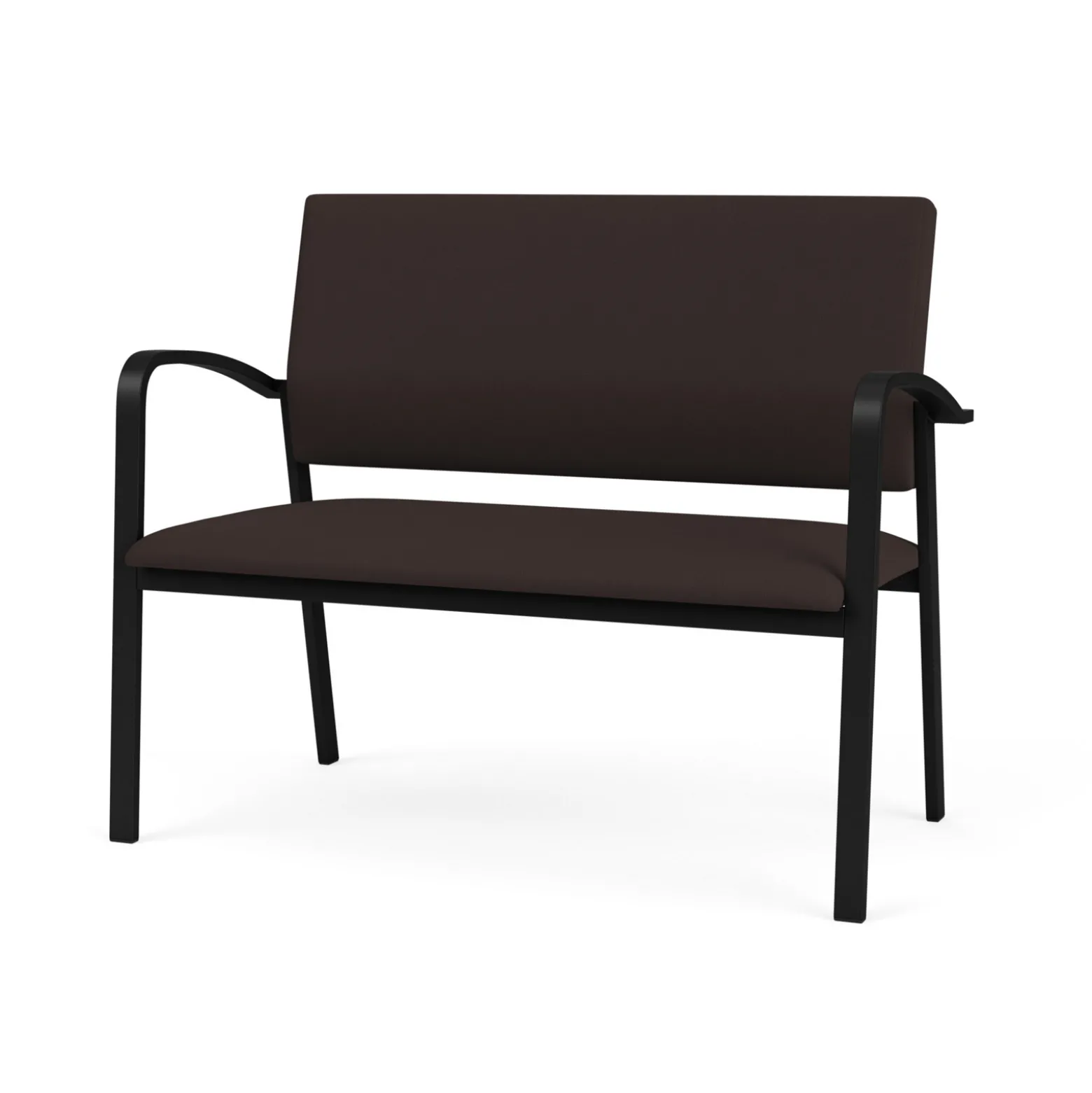 Newport Solid Fabric Loveseat
