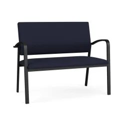 Newport Solid Fabric Loveseat