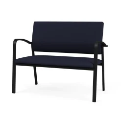 Newport Solid Fabric Loveseat