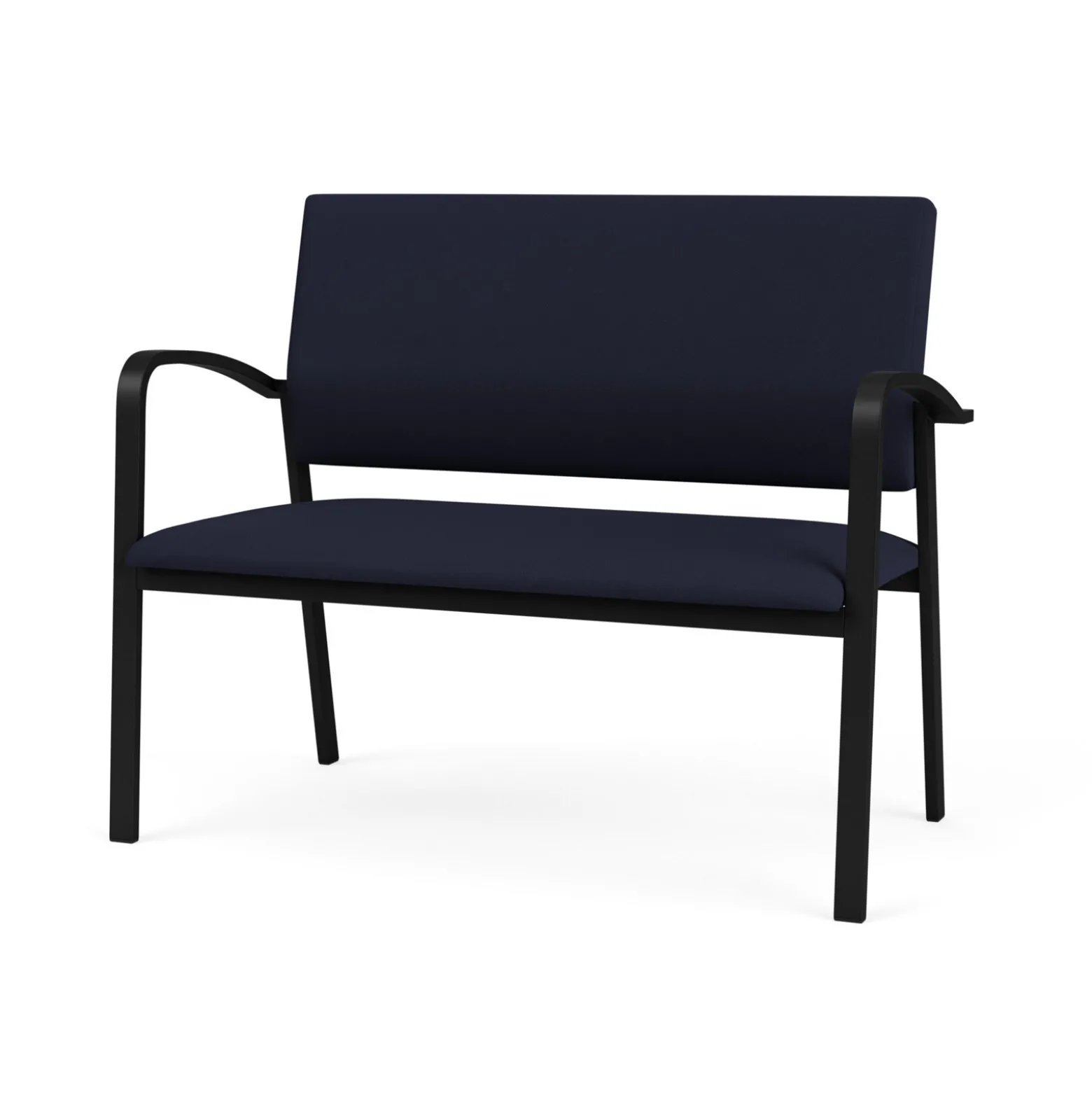 Newport Solid Fabric Loveseat