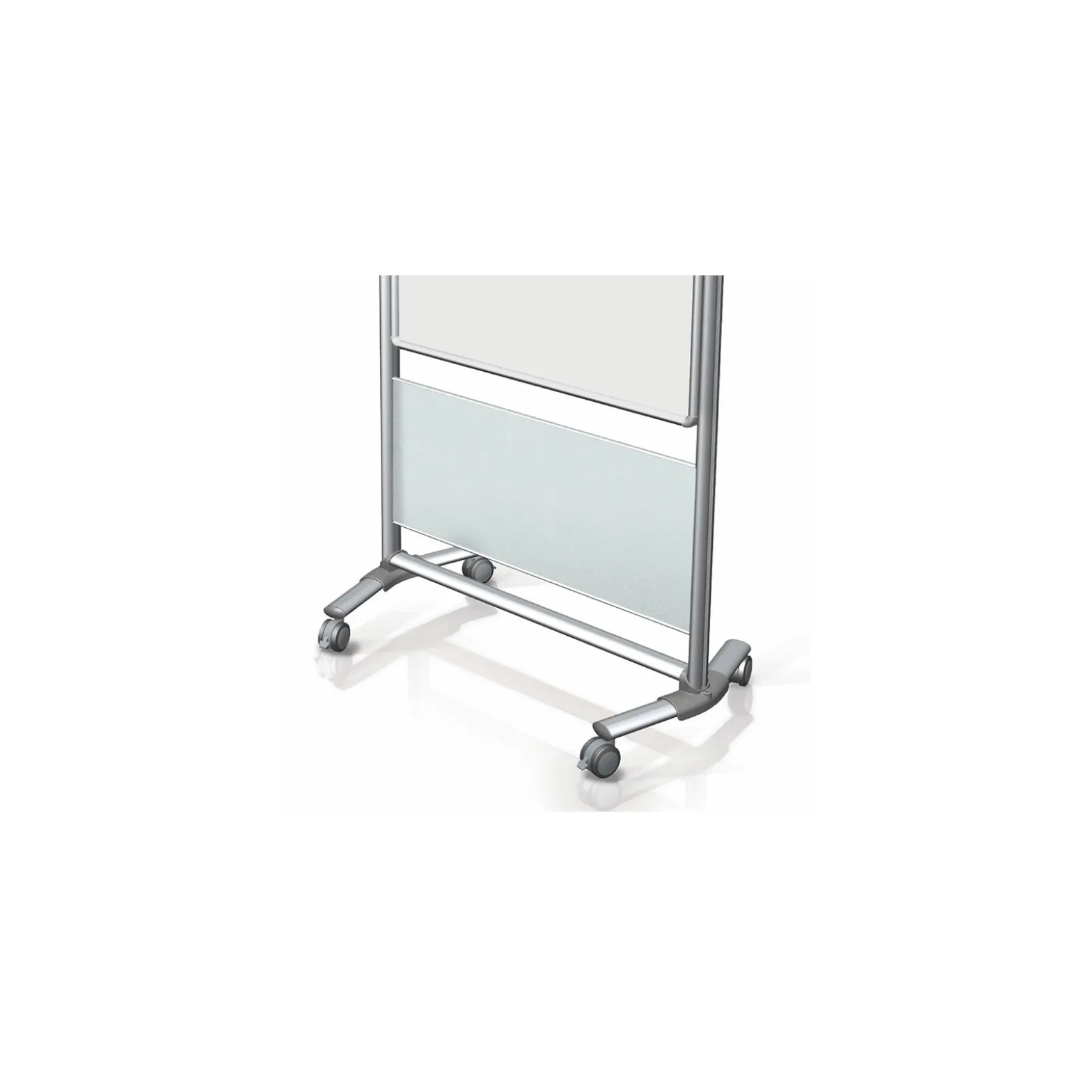 Nexus Double-Sided Mobile Easel Porcelain Magnetic Whiteboard 34"Wx46"H
