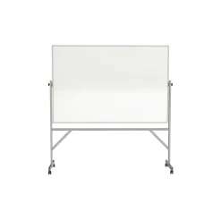 Nexus Double-Sided Mobile Easel Porcelain Magnetic Whiteboard 34